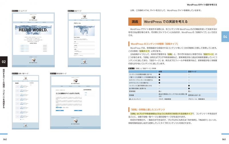 WordPress標準デザイン講座 20LESSONS【第2版】（野村 圭 石原 隆志）｜翔泳社の本