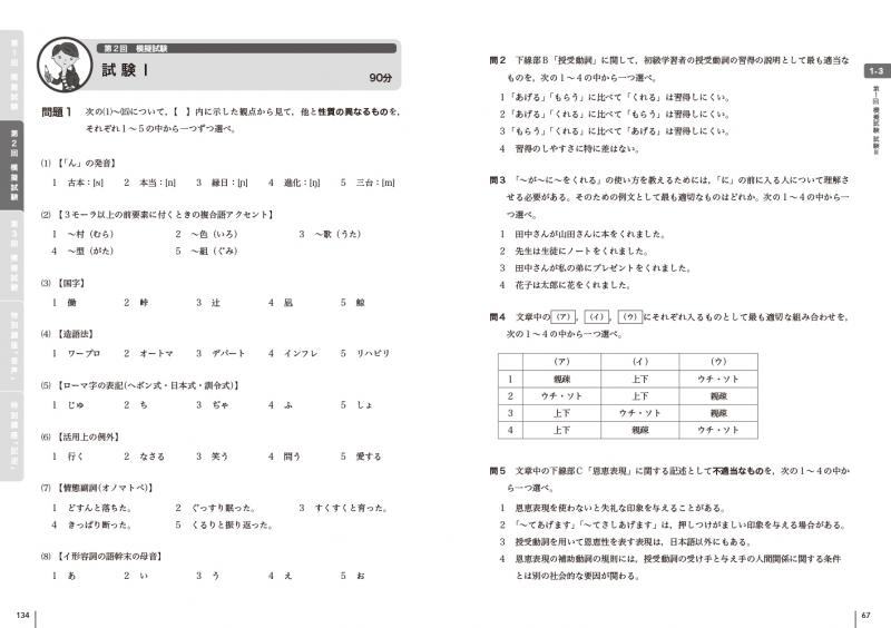 日本語教育能力検定試験試験問題 平成26,27,28,29,30年度