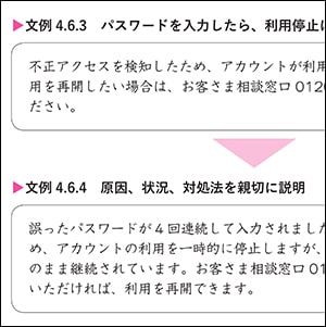 ダメな理由がわかるから改善できる