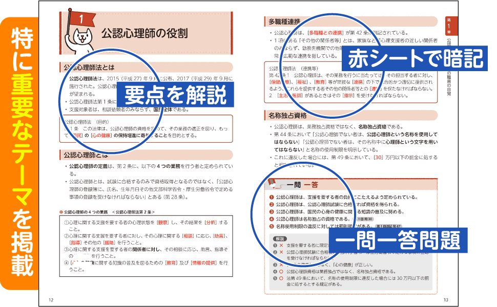 心理教科書 公認心理師 要点ブック 一問一答 第2版 公認心理師試験対策研究会 翔泳社の本