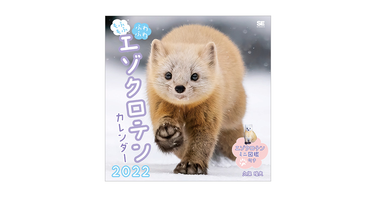 もふもふふわふわエゾクロテン カレンダー 2022（久保 隆史）｜翔泳社の本