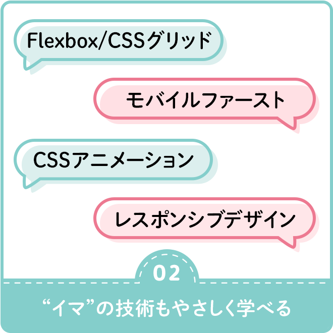 ●”イマの技術”もしっかり学べる