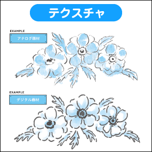 絵の味わいをつくる「テクスチャ」