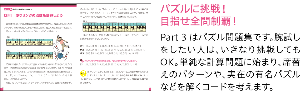 パズルに挑戦！目指せ全問制覇！