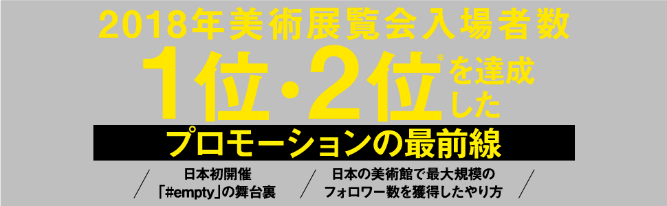 2018年美術展覧会入場者数１位・２位を達成したプロモーションの最前線