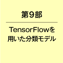 第９部TensorFlowを用いた分類モデル