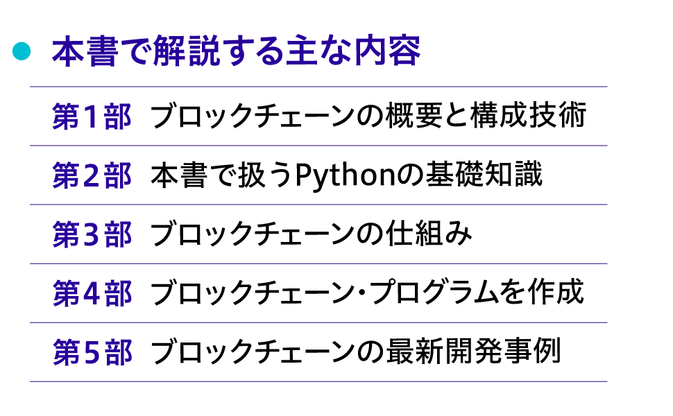 本書で解説する主な内容