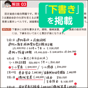 「下書き」をすべて掲載！講師や合格者の解き方がわかる！