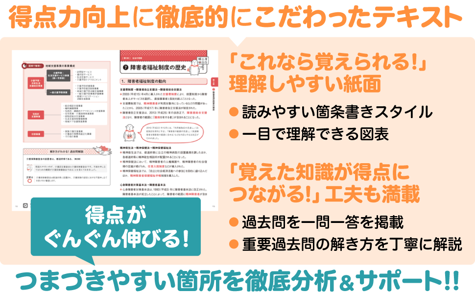 福祉教科書　医療福祉学部　介護福祉士　完全合格テキスト　2024年版（国際医療福祉大学　医療福祉・マネジメント学科　介護福祉士　試験対策研究会）｜翔泳社の本