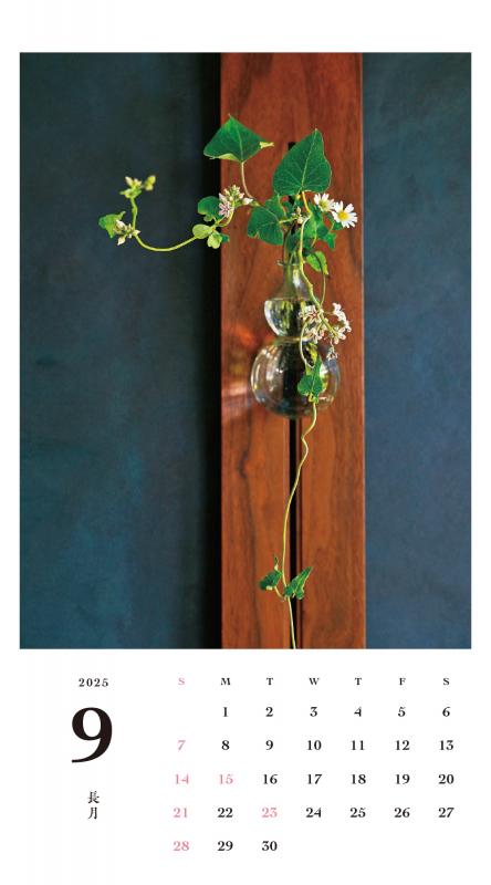 季節のしつらい小さな和の花 カレンダー 2025(谷 恭子)|翔 季節のしつらい小さな和の花 カレンダー 2025(谷 恭子)|翔