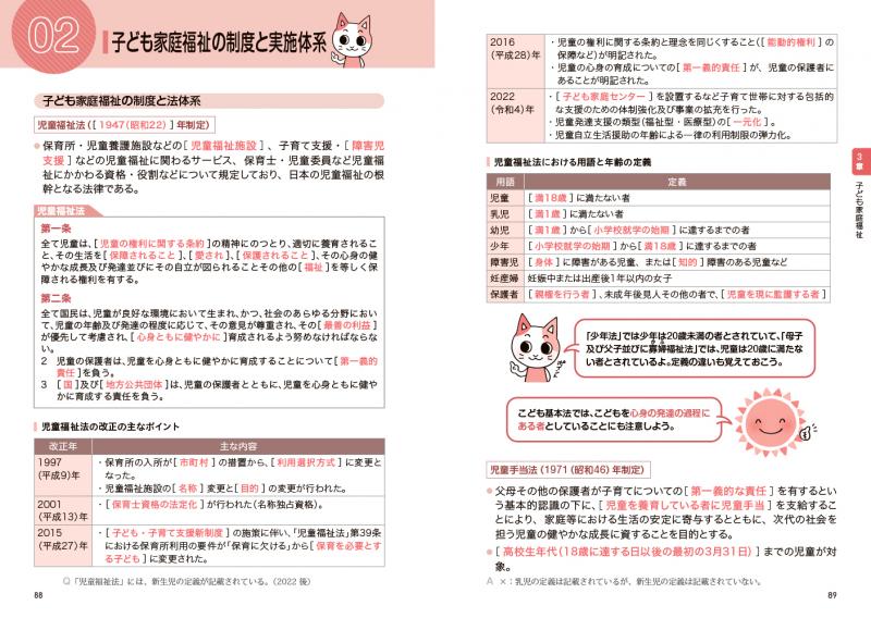 まあ　教科書　4点 福祉教科書 ゴロ合わせでらくらく暗記！保育士 完全合格要点ブック 第4