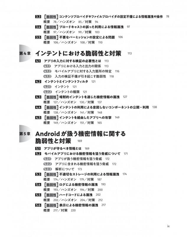 Androidアプリ開発のためのセキュリティ入門 体験して学ぶ16の脆弱性と