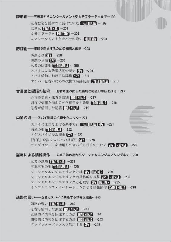 サイバー忍者入門 忍者・スパイ・軍隊・ハッカーに学ぶ フルスタック