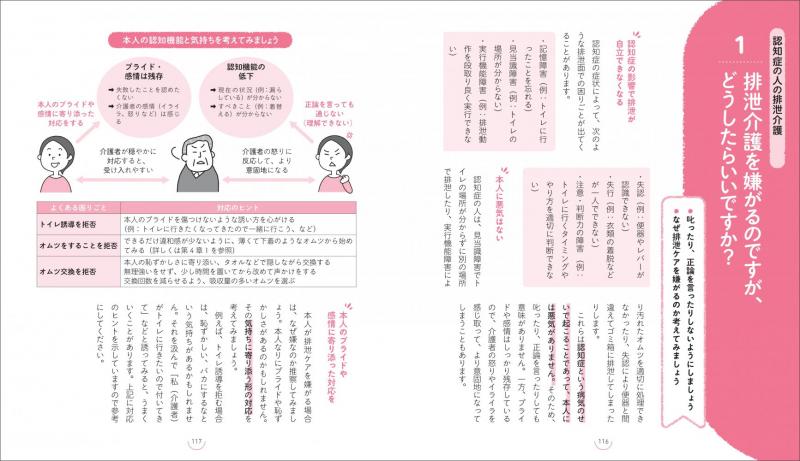 排泄介護」のお悩み解消ブック トイレ介助、オムツの使い方、下痢