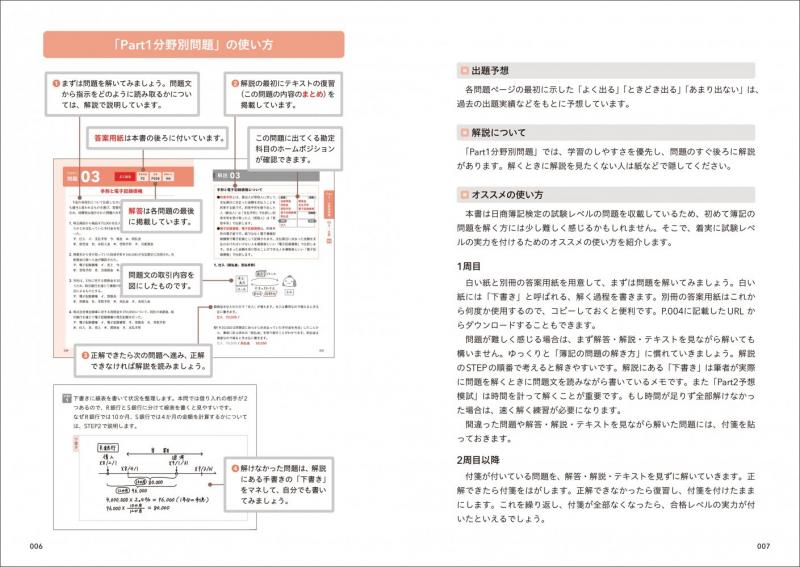 簿記教科書 パブロフ流でみんな合格 日商簿記3級 分野別問題＆予想模試