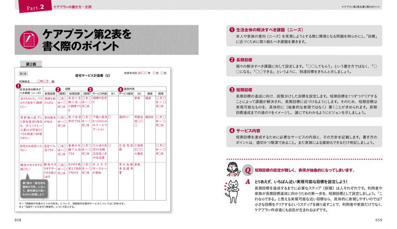 （3冊セット）ケアプラン文例【組み合わせ自由】