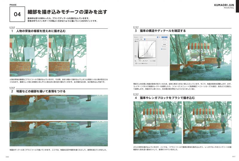 ILLUSTRATION MAKING & VISUAL BOOK くまおり純 ｜ SEshop｜ 翔