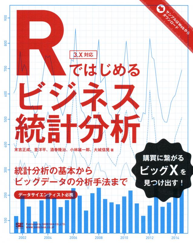 Rではじめるビジネス統計分析（末吉 正成 里 洋平 酒巻 隆治 小林 雄一郎 大城 信晃）｜翔泳社の本